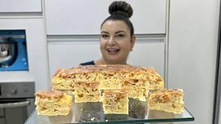 TORTA SEM LIQUIDIFICADOR DE PRESUNTO E QUEIJO