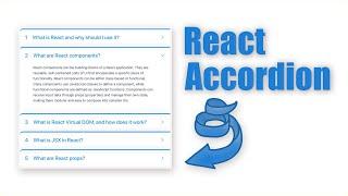 Build a React Accordion from Scratch | ReactJS tutorial | #reactjs