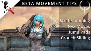 Quake Champions Training - BETA Movement Tips inc. Strafe Jumping