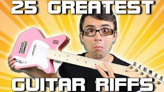 25 GREATEST GUITAR RIFFS (But played on a little guitar)