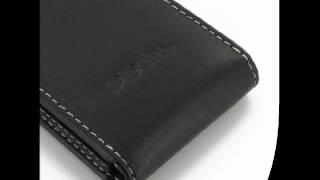 PDair Leather Case for Sony Xperia J ST26 - Vertical Pouch Type (Black)