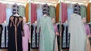 Gamis abaya terbaru cantik dan murah harga konveksi order 088219677933