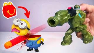 Transformers vs. Minions Happy Meal Toys