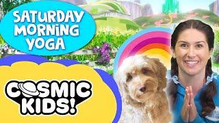 The Wizard of Oz: Saturday Morning Yoga with Puppies! | Cosmic Kids