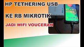 HP Tethering to Mikrotik Direct Voucheran-tethering hp