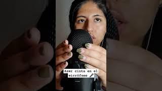 ASMR CINTA EN EL MICRÓFONO 