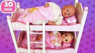 Spielspaß mit Baby Born. Baby Annabell und Baby Alive spielen zusammen. 4 Folgen am Stück