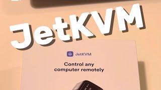 JetKVM IP KVM unboxing - remote control PC or server  over the network without installed software