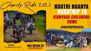 CHARITY RIDE TO KIANYAGA CHILDRENS HOME. NDUTHI NGANYA AFFAIR. #nduthiculture #peng #charity #shell