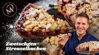 Einfacher Zwetschgen Streuselkuchen backen - Der beste Zwetschgen-Streuselkuchen mit UrDinkel Mehl