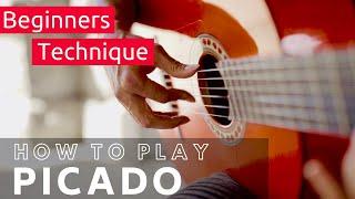 How to play PICADO | Flamenco & Classical Guitar Lesson