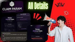 Param Airdrop Claim Live  Check Your Allocation  Not Eligible | param airdrop update