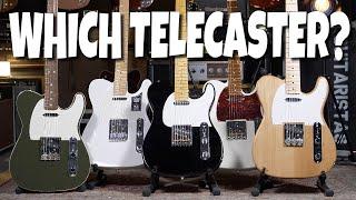 Affordable Telecaster Comparison  Sire T7 Squier CV G&L ASAT Tokai ATE & Fender side by side!