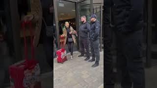 WWE Superstars leaving the hotel for the show live in Newcastle (28/4/22)