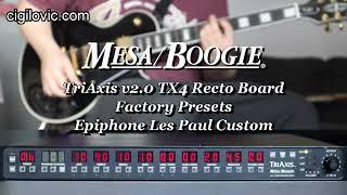 Mesa Boogie TriAxis V2 TX4 Review & Sound Demo - LP Custom