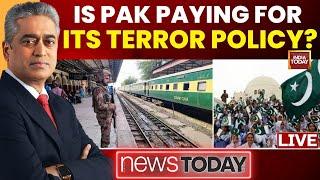 News Today With Rajdeep Sardesai LIVE: Pakistan Train Hijack News | Pakistan Crisis Deepens | LIVE