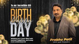 HAPPY BIRTHDAY - PRABHU PATIL 2024