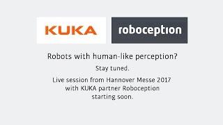 Roboception - Live Demonstration of 3D perception for Robots @ Hannover Messe 2017