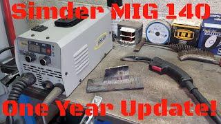 Simder Mig 140 flux core welder 1 year update!