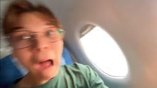 Я первый раз полетел на самолёте и вот что произошло...