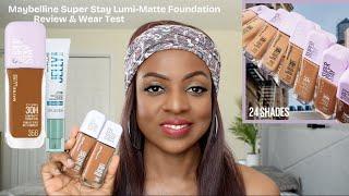 *NEW* Maybelline Super Stay Lumi-Matte Longwear Foundation | Shades 356 & 355 | Review | Wear Test