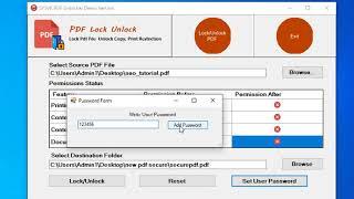 How to Set Password for PDF