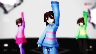 【MMD l UNDERTALE】『WAVE』[ Chara x Frisk x Betty ]