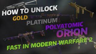 How to unlock Orion fastest way possible in modern warfare 2