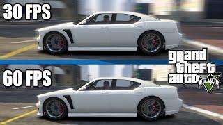 GTA 5 - 30fps vs 60fps Comparison