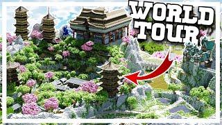 I Spent 3000+ Days Building a Japanese Survival World | WORLD TOUR