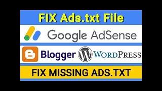 Ads.txt problem| Not Found in Google AdSense 2024 Problem Solved | WordPress | Blogger | Hostinger