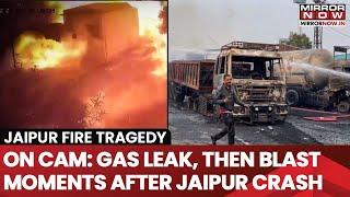 Jaipur Fire Accident:  Shocking CCTV Video Out | What Happened Moments After The Crash? Watch