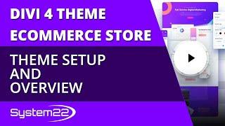 Divi 4 Ecommerce Store Theme Setup And Overview 