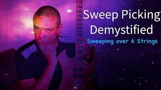 How To Sweep Pick over all 6 Strings