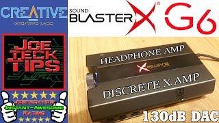 SoundBlasterX G6 - Review | JoeteckTips