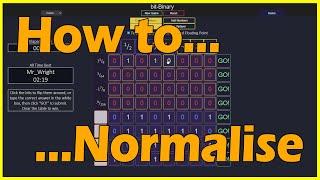 Normalised Floating Point Binary Made Simple