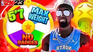 WHEEL OF WORST BUILDS in NBA 2K23... (Bad Idea) *IMPOSSIBLE* CHALLENGE in NBA2K23! WORST BUILD EVER!