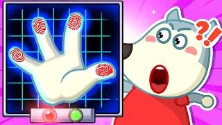 ️ Unique Fingerprints  Who Hit My Car? Wolfoo Detective Series For Kids  Wolfoo Kids Cartoon