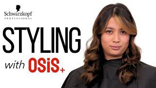 Soft Curls Hairstyling Tutorial with OSiS | Schwarzkopf Professional