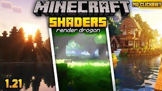 Top 5 *NEW* BEST SHADER FOR MINECRAFT PE (1.21+) | RENDER DRAGON SHADER MCPE Criptbow Gaming