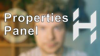 Properties Panel | Game Engine series