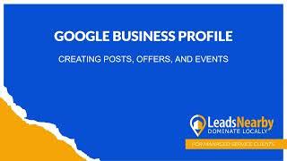 How To Create Posts, Offers, Or Events On Your Google Business Profile