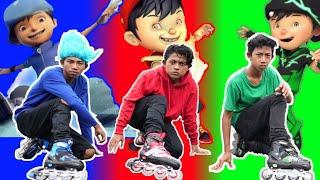 PILIH BOBOIBOY SESUAI WARNA SEPATU RODA KALIAN! BERUBAH JADI COWOK ELEMEN? | Mikael TubeHD