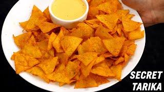 Nachos Banane ka Secret Tarika - मकई के नाचो बनाने की विधि - cookingshooking recipe nacho