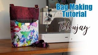 New Bag Making Sewing Tutorial - The Original Teloujay by Country Cow Designs