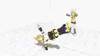 【MMD】鏡音リン＆レンDance （途中）‐ニコニコ動画ββ Rin and Len (Dancing)