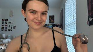 asmr nurse & doctor visit!! 🩻🩺