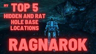 Top 5 Hidden and Rat Hole Base Locations | RAGNAROK  |  ARK Survival Evolved  |  Unofficial