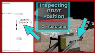 GD&T Inspection Position Centerplane