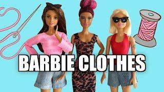 How to make clothes for Barbie. Sewing! Part 1